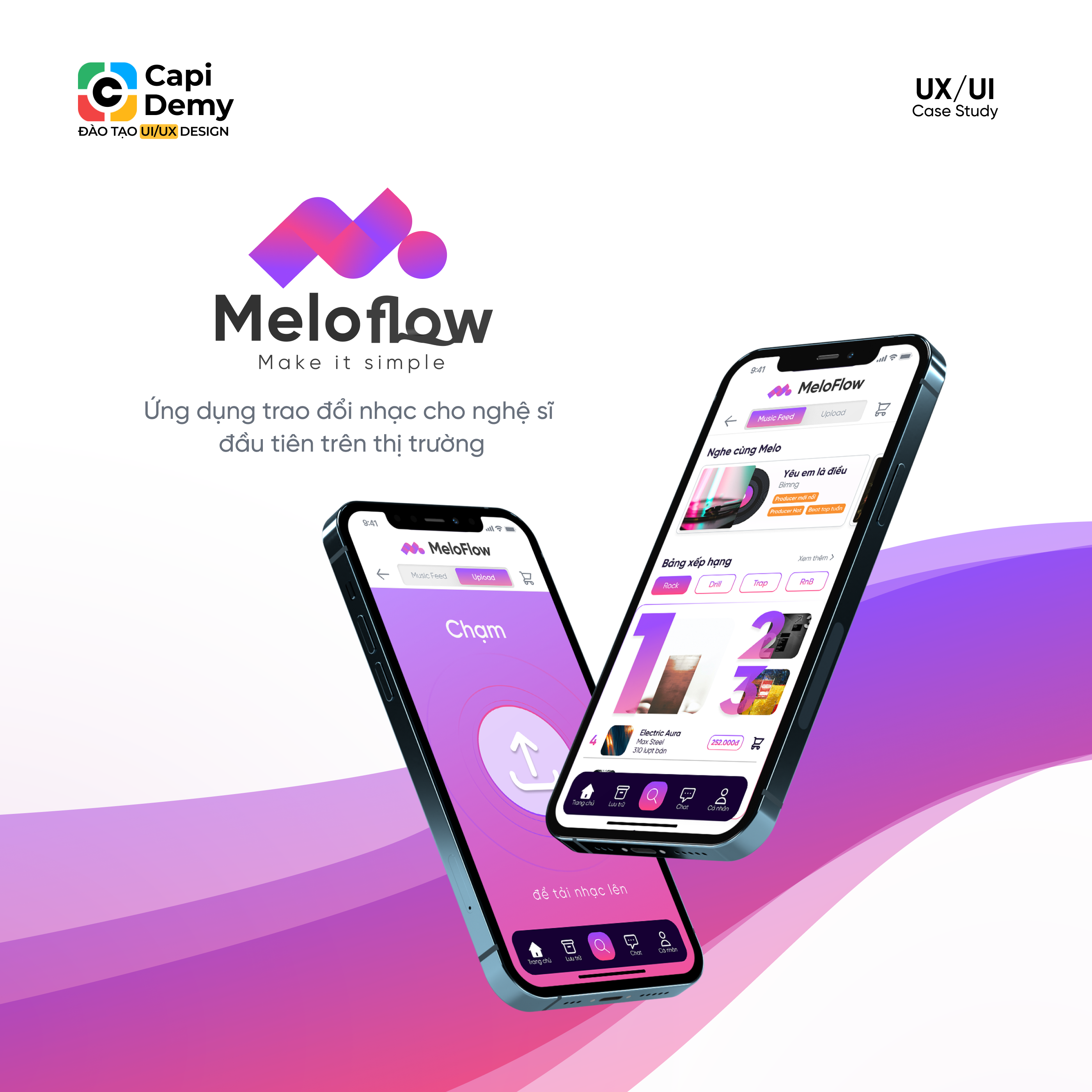 Showcase khoá UI Design Meloflow