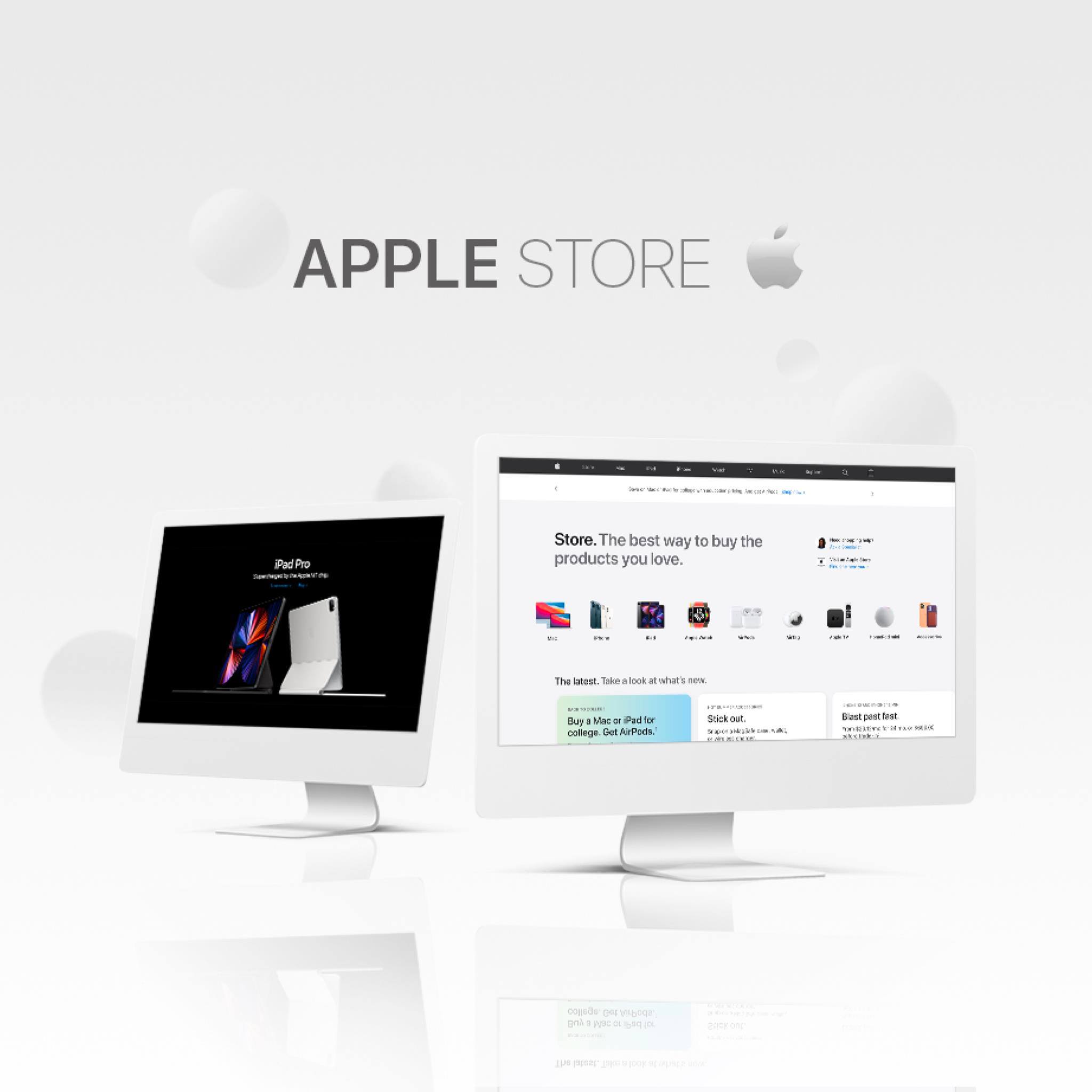 showcase UI Design apple store