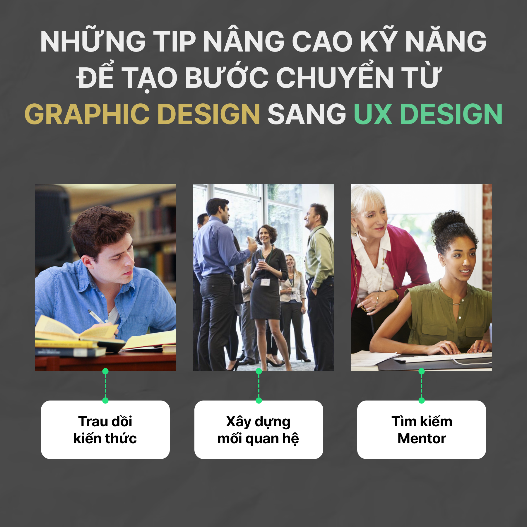 nâng cao kĩ năng khi chuyển từ graphic design sang ux design