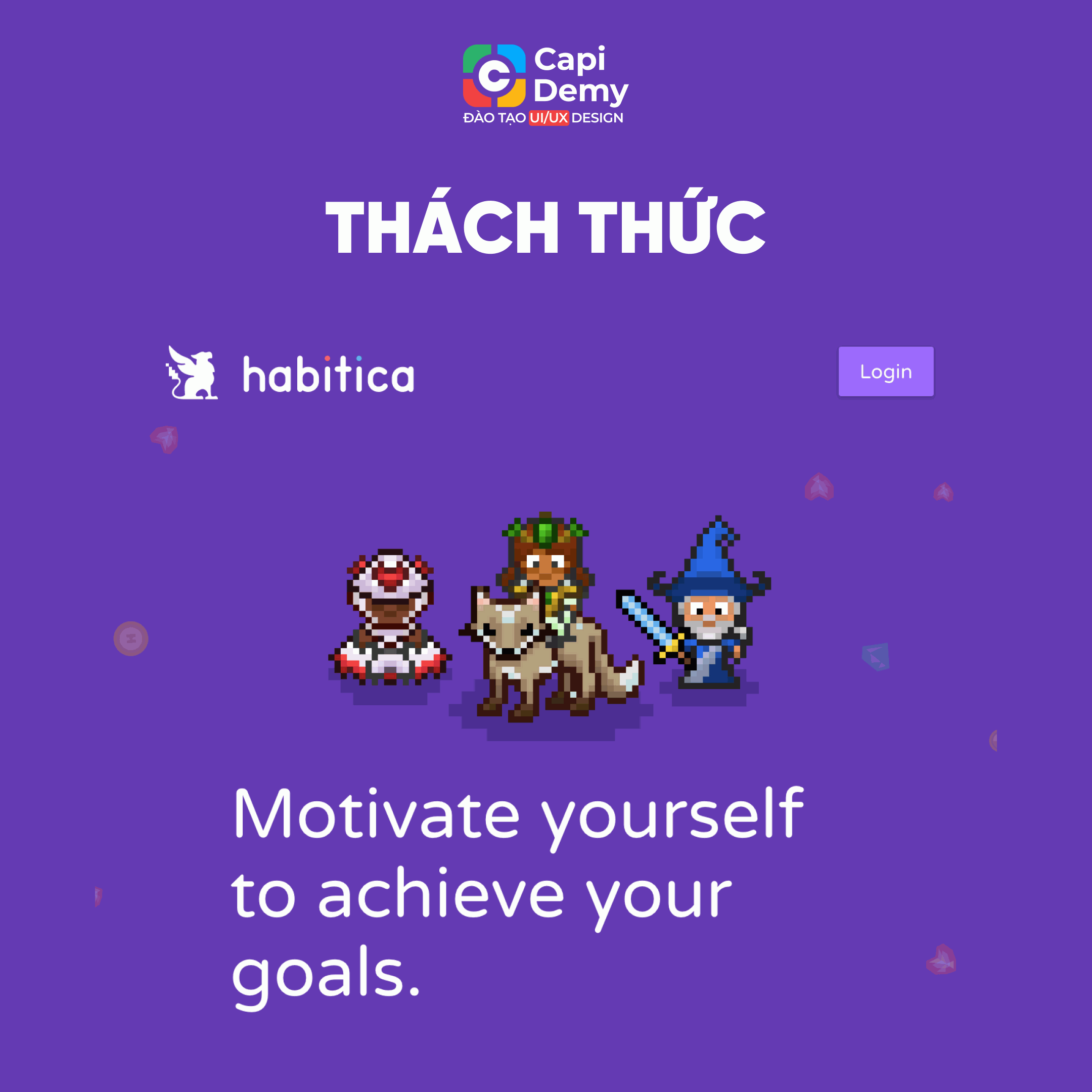 gamification của ứng dụng habitica